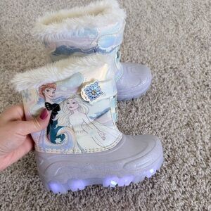 Frozen Waterproof Light Up Snow Boots Size 12